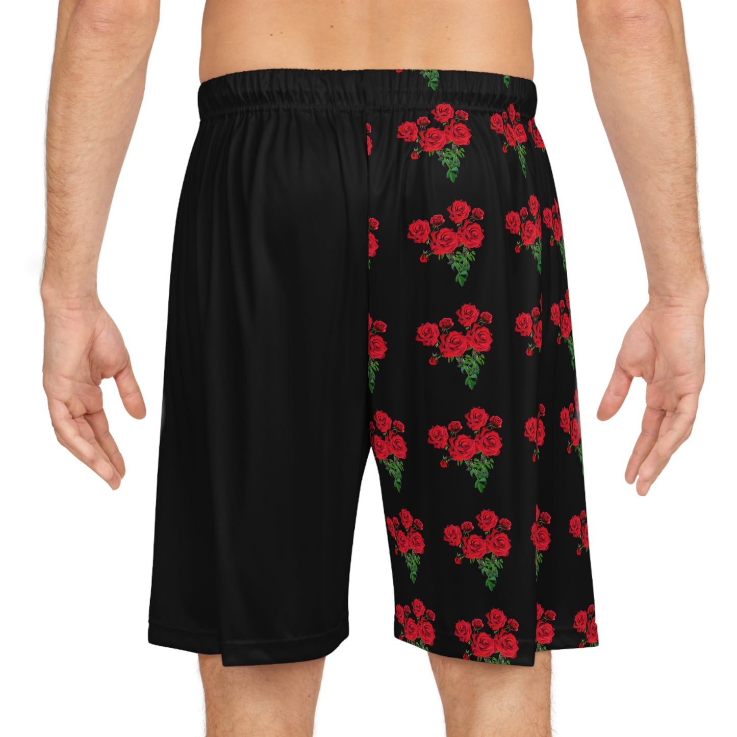 rose shorts (black)