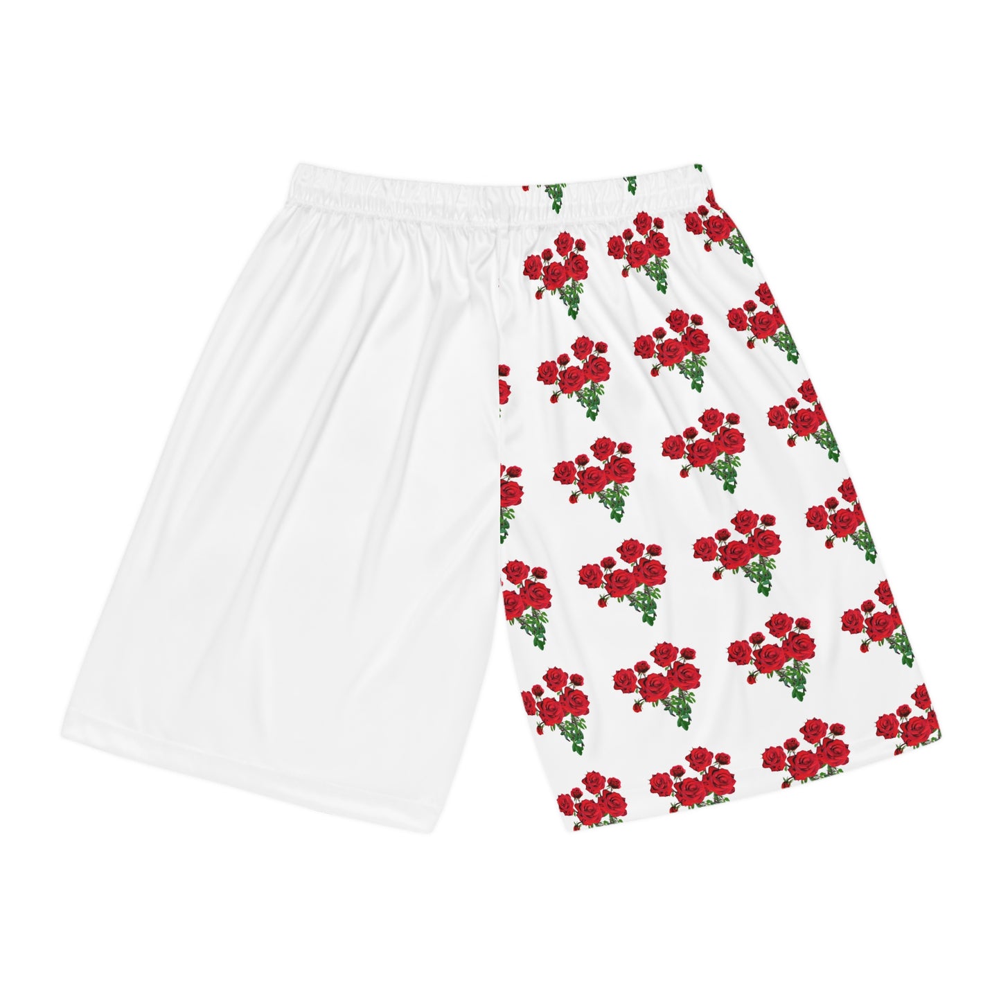 rose shorts (white)