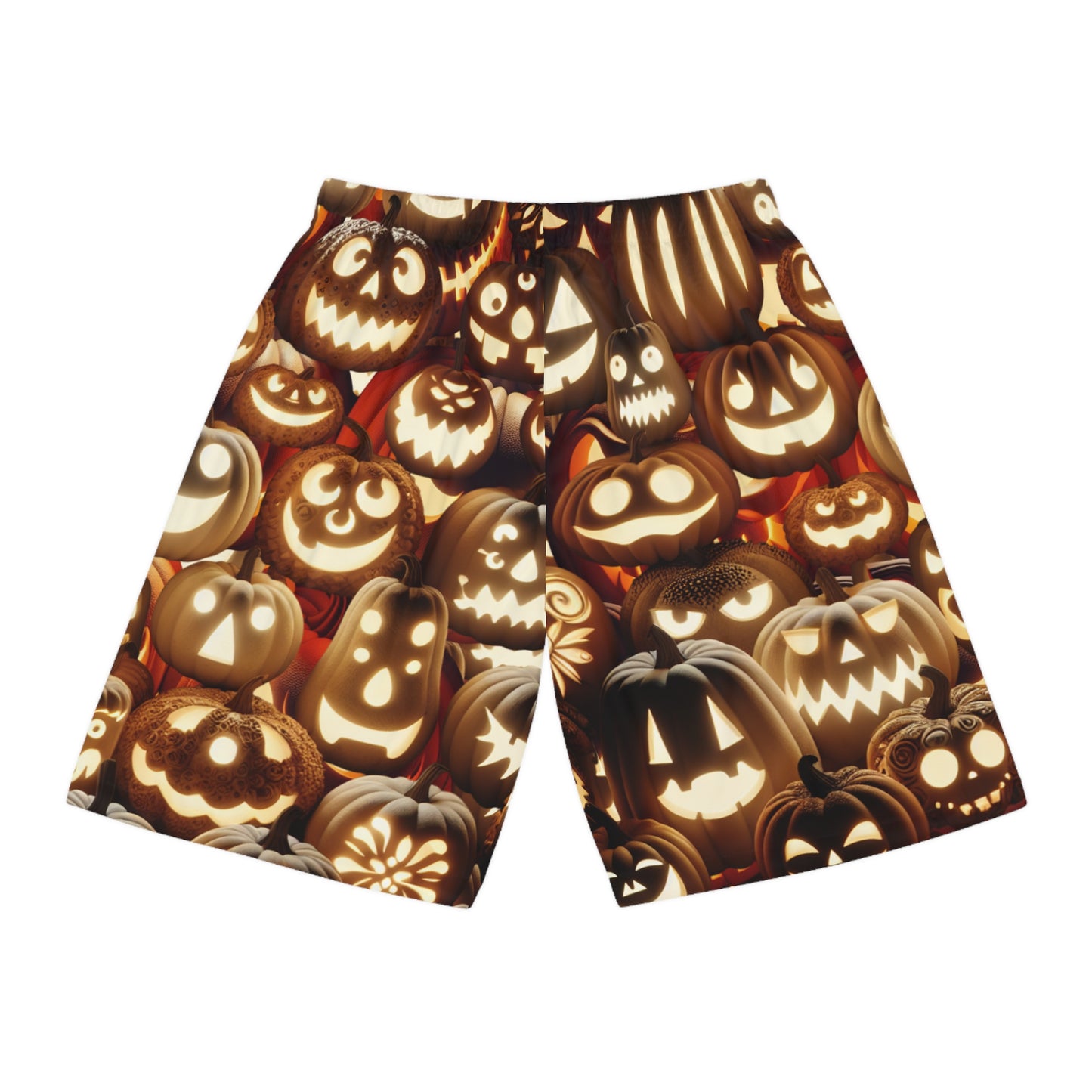 Jack o lantern shorts