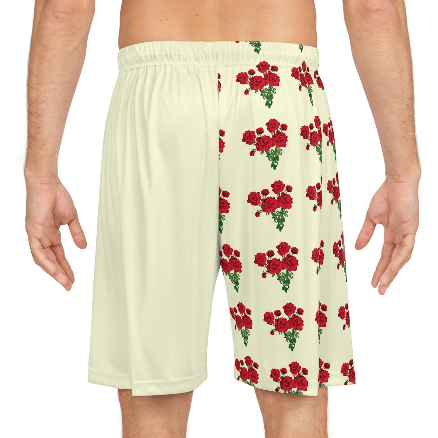 rose shorts (cream)