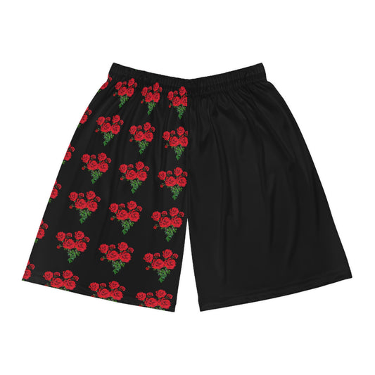 rose shorts (black)